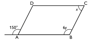 ABCD är en parallellogram.