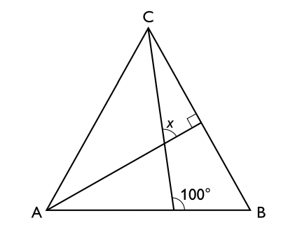 Triangeln $\boldsymbol{ABC}$ är liksidig