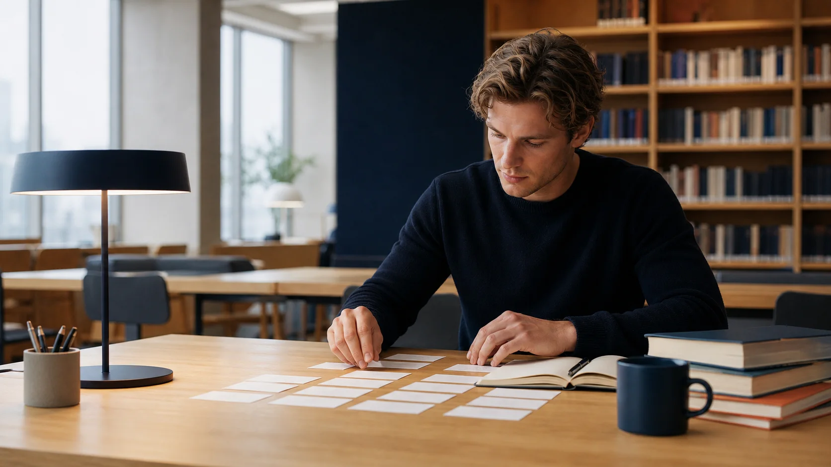 Student ordnar svenska ord och betydelser i en genomtänkt repetitionsrutin inför ORD