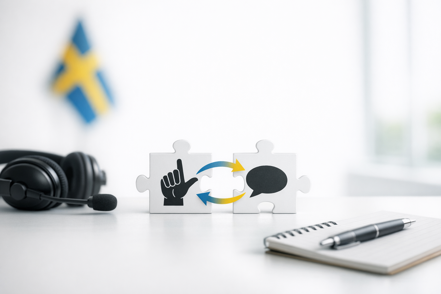 Teckenspråk och tolkning - Svenskt teckenspråk och svenska