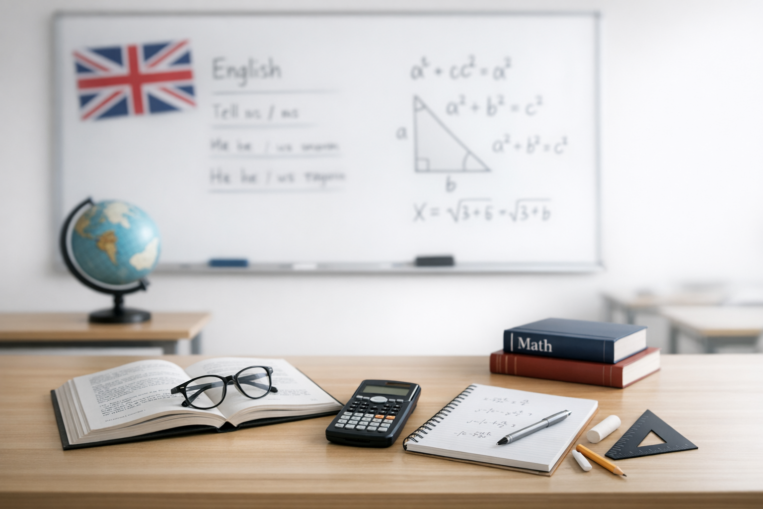 Ämneslärarprogram med inriktning mot arbete i gymnasieskolan, Engelska, Matematik