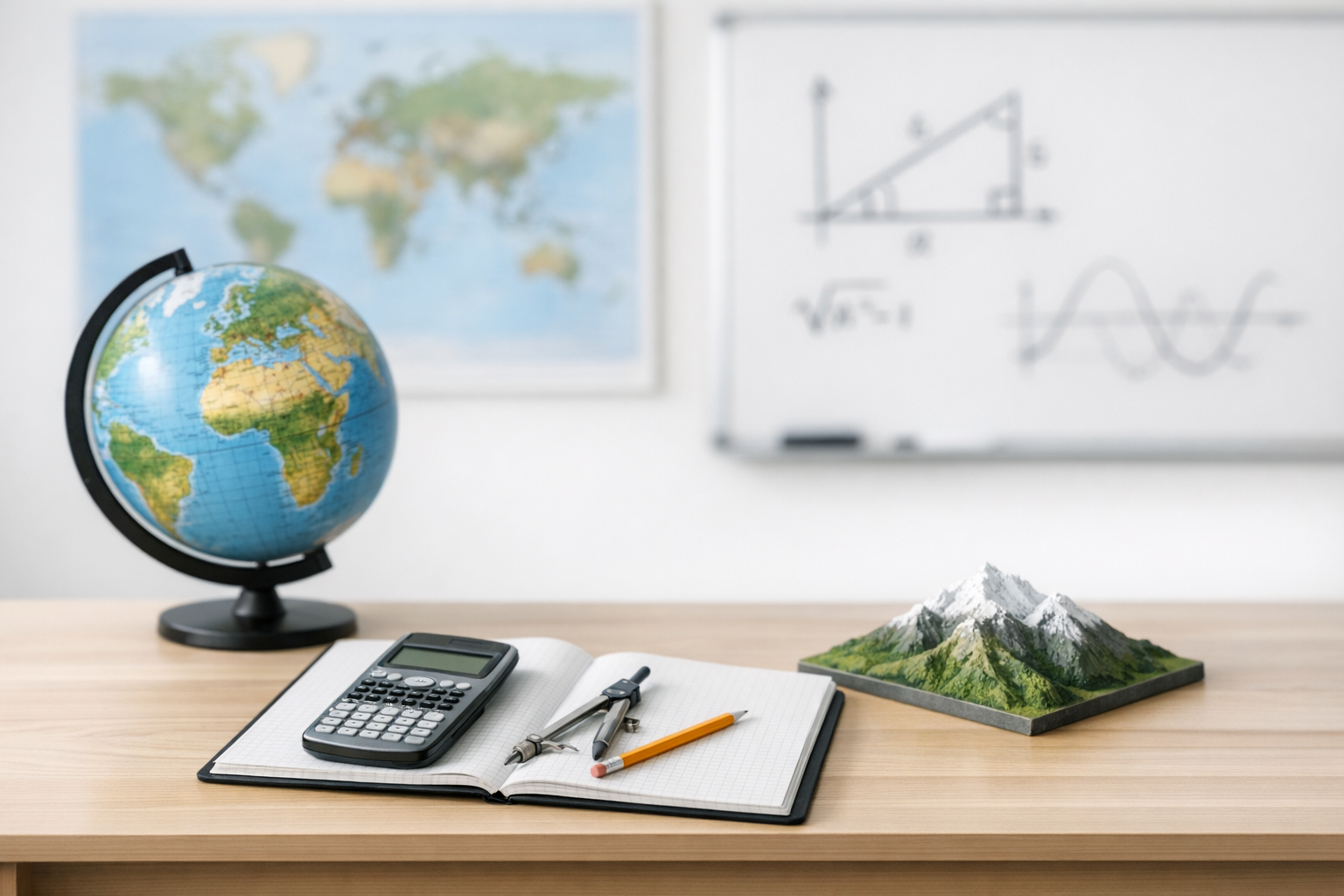 Ämneslärarprogram med inriktning mot arbete i gymnasieskolan, Geografi, Matematik