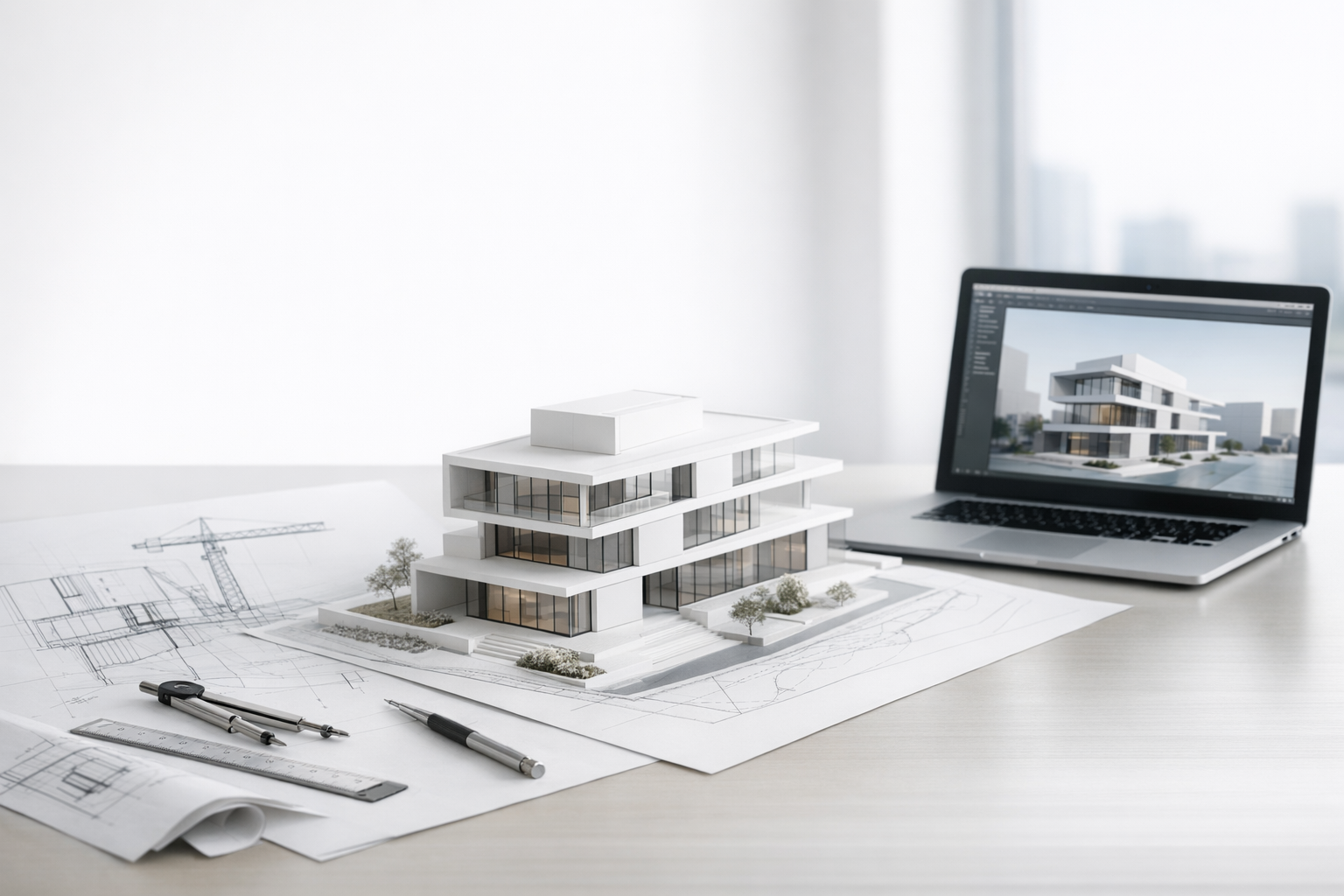 Byggnadsutformning med ­arkitektur