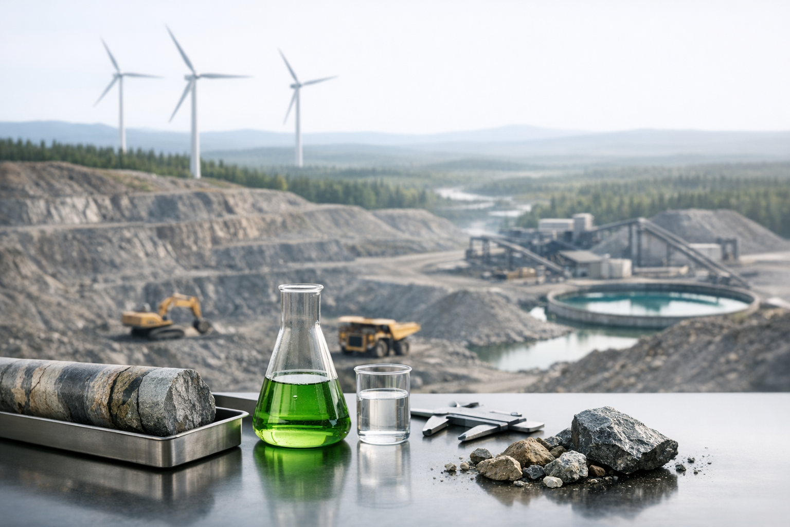 Hållbar mineralutvinning